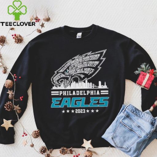 Skyline Philadelphia Eagles 2023 hoodie, sweater, longsleeve, shirt v-neck, t-shirt