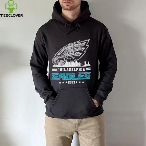 Skyline Philadelphia Eagles 2023 hoodie, sweater, longsleeve, shirt v-neck, t-shirt