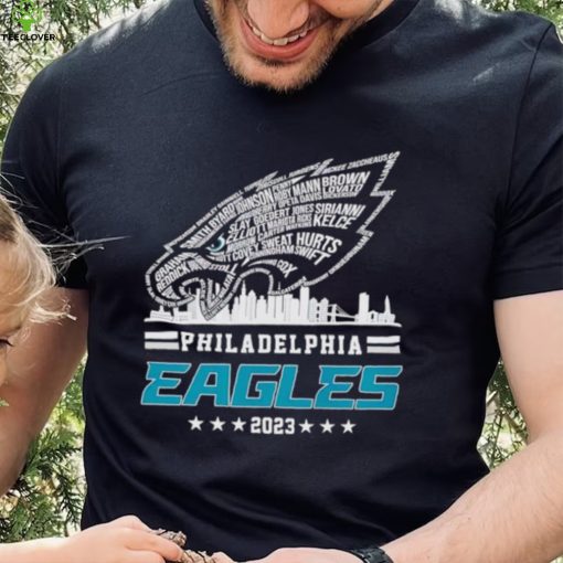 Skyline Philadelphia Eagles 2023 hoodie, sweater, longsleeve, shirt v-neck, t-shirt