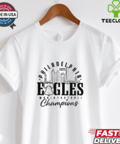 Skyline Philadelphia Eagles World Football Champions 2025 shirt