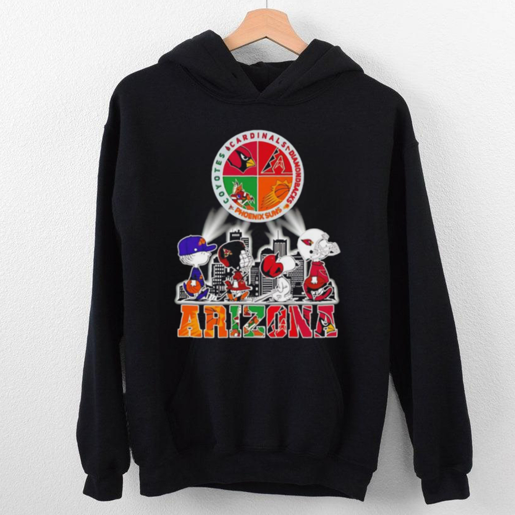 Skyline Snoopy and Friends Road Arizona All Sports Logo shirt Skyline Snoopy and Friends Road Arizona All Sports Logo shirt