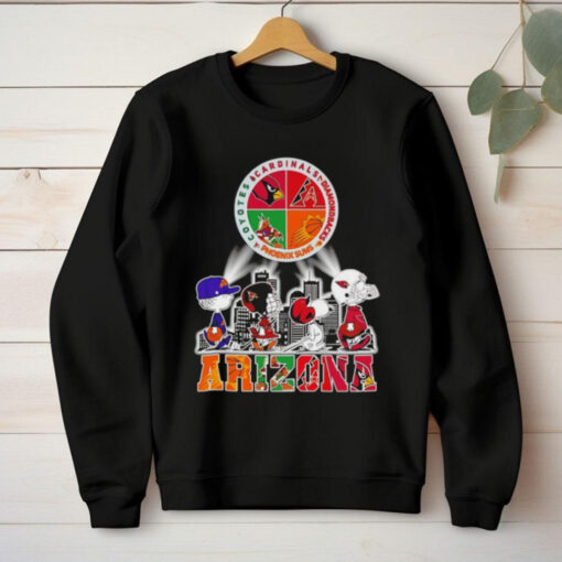 Skyline Snoopy and Friends Road Arizona All Sports Logo shirt