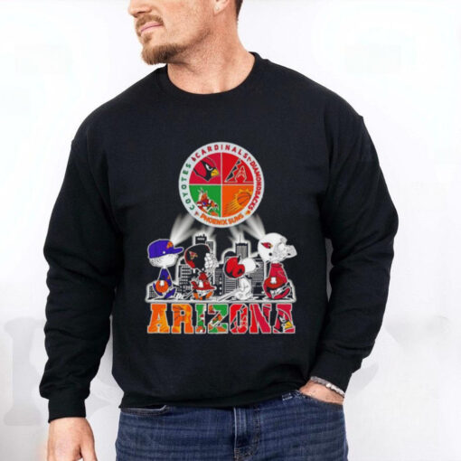 Skyline Snoopy and Friends Road Arizona All Sports Logo shirt