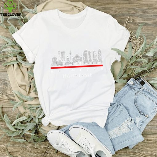 Skyline city AC Milan Hall of Fame shirt