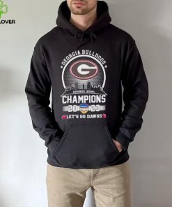 Skyline city Georgia Bulldogs Orange Bowl Champions 2023 let’s go Dawgs hoodie, sweater, longsleeve, shirt v-neck, t-shirt