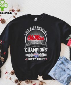 Skyline city Ole Miss Rebels Peach Bowl Champions 2023 Hotty Toddy hoodie, sweater, longsleeve, shirt v-neck, t-shirt