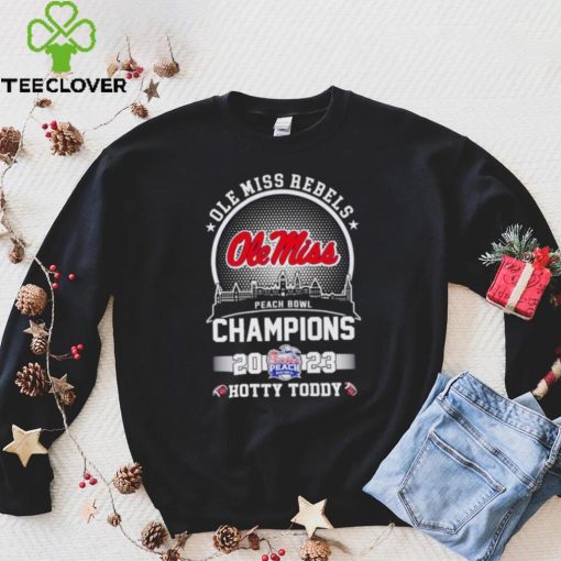 Skyline city Ole Miss Rebels Peach Bowl Champions 2023 Hotty Toddy hoodie, sweater, longsleeve, shirt v-neck, t-shirt