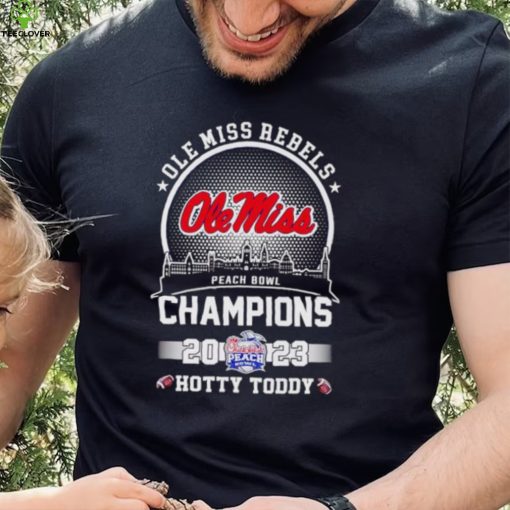 Skyline city Ole Miss Rebels Peach Bowl Champions 2023 Hotty Toddy hoodie, sweater, longsleeve, shirt v-neck, t-shirt