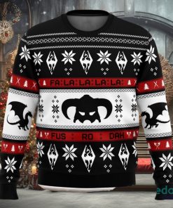 Skyrim Fusrodah 3D Ugly Christmas Sweater Unisex Christmas Sweater For Men And Women