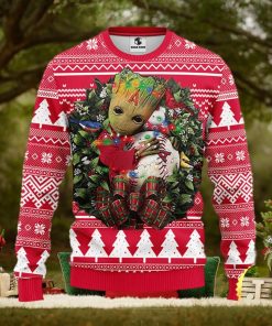 NFL Los Angeles Angels Groot Hug Christmas Ugly Sweater