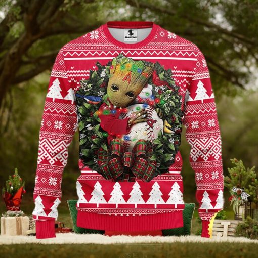 NFL Los Angeles Angels Groot Hug Christmas Ugly Sweater