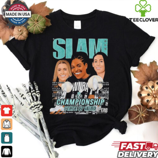 Slam Championship State Of Mind Sabrina Ionescu Jonquel Jones Breanna Stewart T shirt
