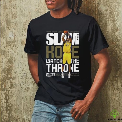 Slam Cover With Kobe Bryant Watch The Throne T Shirt