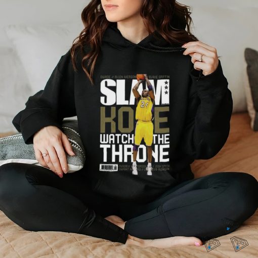 Slam Cover With Kobe Bryant Watch The Throne T Shirt