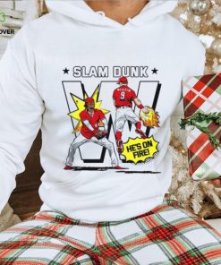 Slam Dunk De La Cruz And Matt Mclain Mlbpa He’S On Fire T Shirt