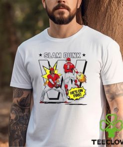 Slam Dunk De La Cruz And Matt Mclain Mlbpa He’s On Fire T Shirt 3 Slam Dunk De La Cruz And Matt Mclain Mlbpa He’s On Fire T Shirt