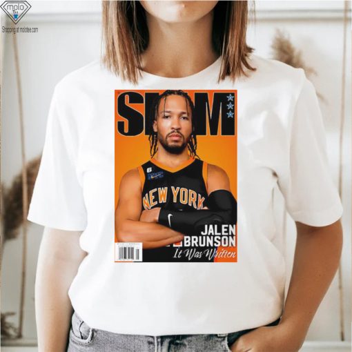 Slam Jalen Brunson it was written poster shirt