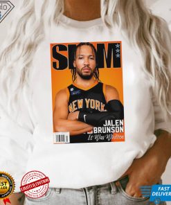 Slam Jalen Brunson it was written poster shirt