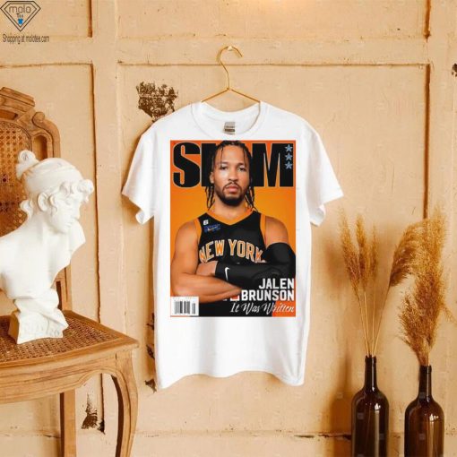 Slam Jalen Brunson it was written poster shirt