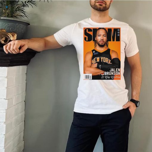 Slam Jalen Brunson it was written poster shirt