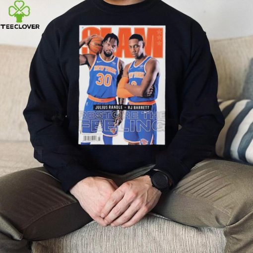Slam Julius Randle + Rj Barrett Restore The Feeling Shirt