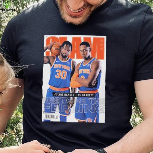 Slam Julius Randle + Rj Barrett Restore The Feeling Shirt