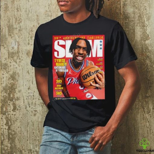 Slamonline Slam 248 Tyrese Maxey Catch Me If You Can hoodie, sweater, longsleeve, shirt v-neck, t-shirt