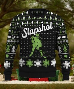 Slapshot Hockey Ugly Christmas Sweater 2023 Trending Fashion For Fans Gift