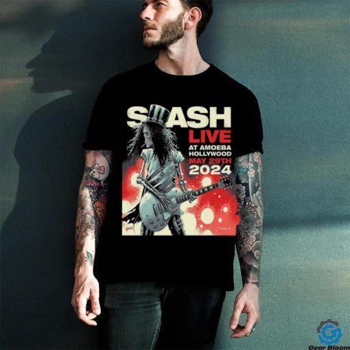 Slash Live At Amoeba Hollywood May 29th 2024 Designed By Luke Preece Limited Edtion T Shirt