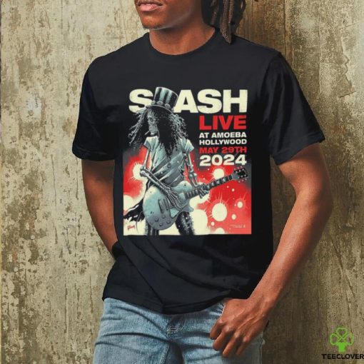 Slash Live At Amoeba Hollywood May 29th 2024 Designed By Luke Preece Limited Edtion T Shirt