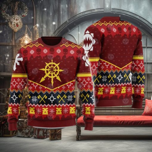 Slay Bells Ring’ Khorne Chaos Iconic Warhammer 40000 Christmas Sweater