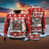 Christmas 2024 Santa Claus Sleigh Pabst Blue Ribbon Ugly Sweater