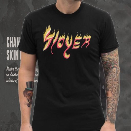 Slayer Merch Show No Mercy Flames t hoodie, sweater, longsleeve, shirt v-neck, t-shirt