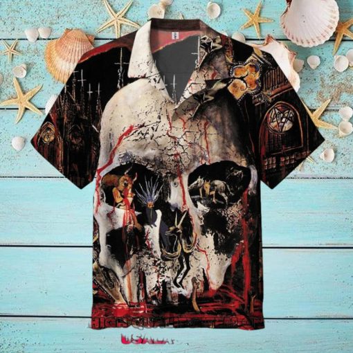 Slayer Metal South Of Heaven Unisex Hawaiian Shirt