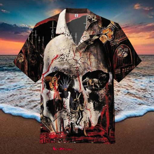 Slayer Metal South Of Heaven Unisex Hawaiian Shirt