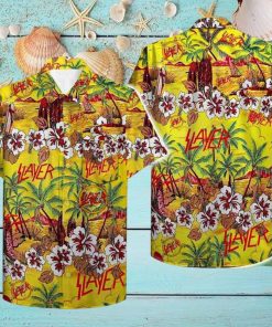 Slayer Tropical Flowers 2024 Summer Trending Hawaiian Shirt