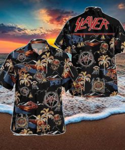 Slayer Tropical Tree And Flower Classic Logo 2024 Summer Trending Hawaii Shirt