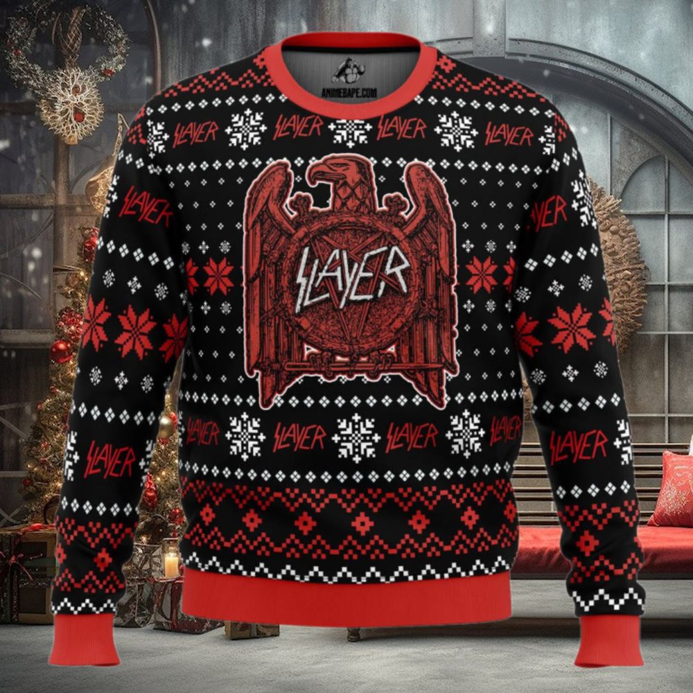 Slayer Ugly Christmas Sweater Slayer Ugly Christmas Sweater