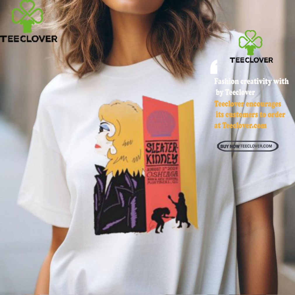 Sleater Kinney August 2 2024 Tour Live At OSHEAGA Music And Arts Festival Montreal QC T Shirt Sleater Kinney August 2 2024 Tour Live At OSHEAGA Music And Arts Festival Montreal QC T Shirt