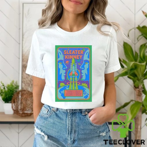 Sleater Kinney North American Tour 2024 Poster Shirt