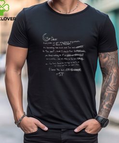 Sleep Theory Merch Paper Hearts Script Shirt