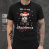 Sleighin It Dabbing Santa With Christmas Lights Christmas Unisex Shirt