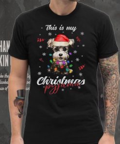 Sleeping Merry Christmas Miniature Schnauzer Shirt