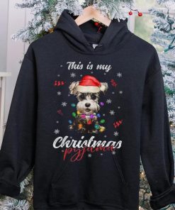 Sleeping Merry Christmas Miniature Schnauzer Shirt