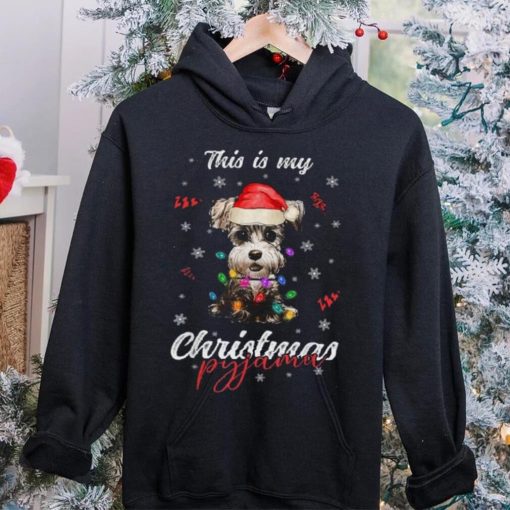 Sleeping Merry Christmas Miniature Schnauzer Shirt