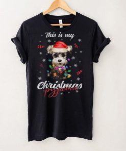 Sleeping Merry Christmas Miniature Schnauzer Shirt