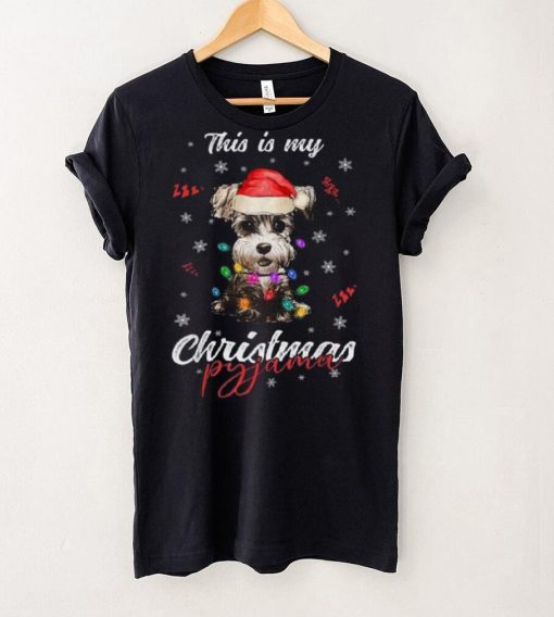 Sleeping Merry Christmas Miniature Schnauzer Shirt