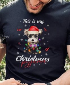 Sleeping Merry Christmas Miniature Schnauzer Shirt