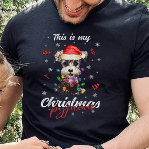 Sleeping Merry Christmas Miniature Schnauzer Shirt