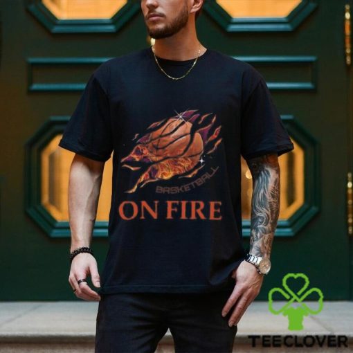 Slideer Basketball On Fire Classic Shirt
